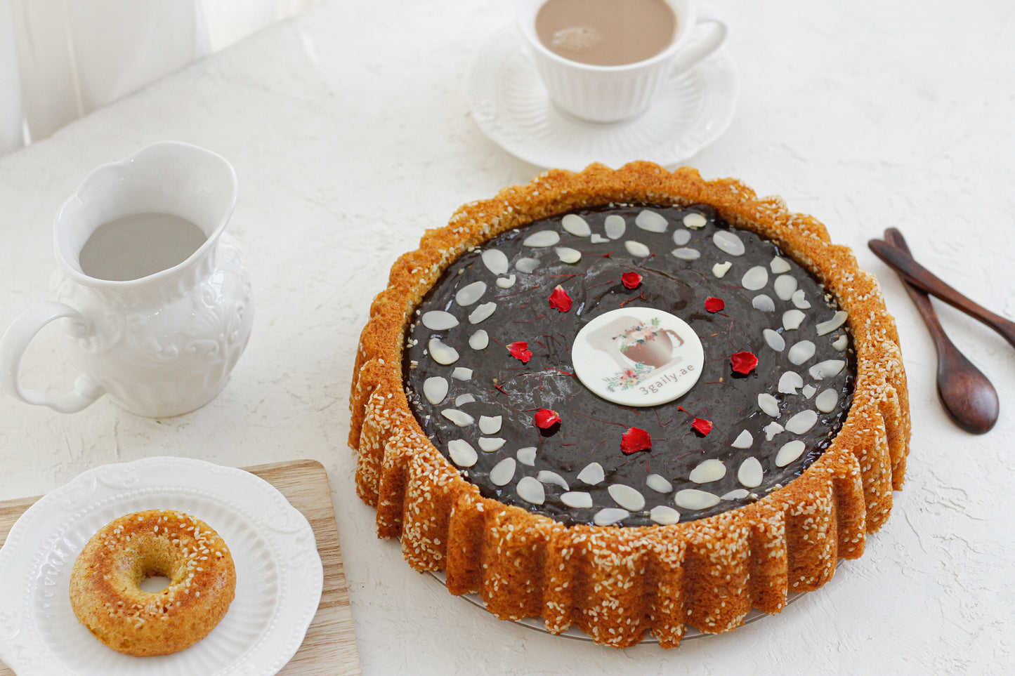 تارت بالحلوى العمانيه